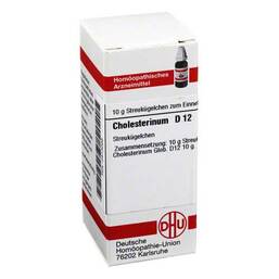 Abbildung: DHU Cholesterinum D 12 Globuli Globuli, 10 g PZN 02813026