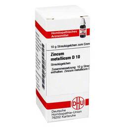 Abbildung: DHU Zincum metallicum D 10 Globuli Globuli, 10 g PZN 02813204