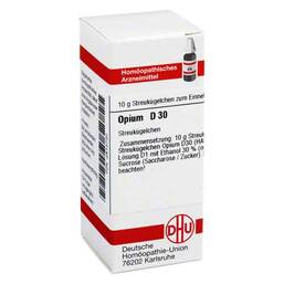 Abbildung: DHU Opium D 30 Globuli Globuli, 10 g PZN 02813730