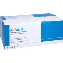 Abbildung: Foradil P + 3 Inhalatoren Inhalationskapseln 180 St, Hartkapseln mit Pulver zur Inhalation PZN 02813902