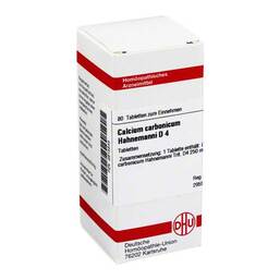 Abbildung: Calcium carbonicum D 4 Table Tabletten, 80 St PZN 02815545