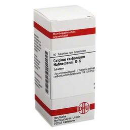 Abbildung: DHU Calcium carbonicum D 6 Table Tabletten, 80 St PZN 02815551