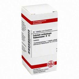 Abbildung: Calcium carbonicum D 12 Tabl Tabletten, 80 St PZN 02815568