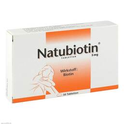 Abbildung: Natubiotin Tabletten Tabletten, 50 St PZN 02822628