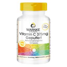 Abbildung: Vitamin C 375 mg gepuffert Tabletten 100 St, Tabletten PZN 02822982