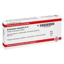 Abbildung: Aristolochia clematitis D 12 Ampullen Ampullen, 10X1 ml PZN 02823059