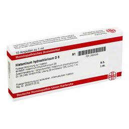 Abbildung: Histaminum hydrochloricum D 6 Ampullen Ampullen, 10X1 ml PZN 02824099