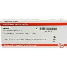 Abbildung: Ledum D 4 Ampullen Ampullen, 10X1 ml PZN 02824337