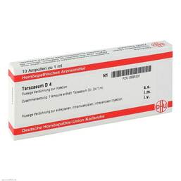 Abbildung: Taraxacum D 4 Ampullen Ampullen, 10X1 ml PZN 02825331