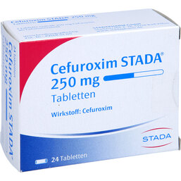 Abbildung: Cefuroxim STADA 250 mg Tabletten 24 St, Tabletten PZN 02825839