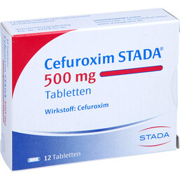Abbildung: Cefuroxim STADA 500 mg Tabletten 12 St, Tabletten PZN 02825845