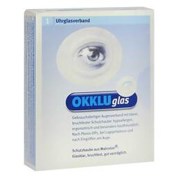 Abbildung: Okkluglas Uhrglasverband 1 St, Verband PZN 02826187