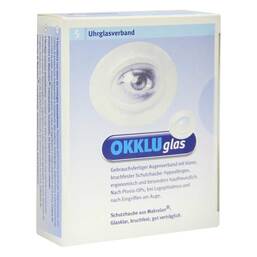 Abbildung: Okkluglas Uhrglasverband 5 St, Verband PZN 02826193