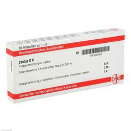 Abbildung: Cactus D 6 Ampullen Ampullen, 10X1 ml PZN 02826336