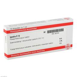 Abbildung: Ignatia D 12 Ampullen Ampullen, 10X1 ml PZN 02827347
