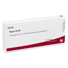Abbildung: Hepar GL D 4 Ampullen 10X1 ml, Ampullen PZN 02829524
