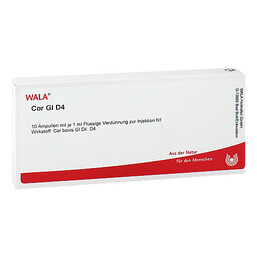 Abbildung: Cor GL D 4 Ampullen Ampullen, 10X1 ml PZN 02829820