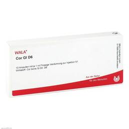 Abbildung: Cor GL D 6 Ampullen 10X1 ml, Ampullen PZN 02829926