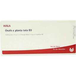 Abbildung: Oxalis E Planta Tota D 3 Ampullen 10X1 ml, Ampullen PZN 02830349