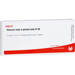 Abbildung: Viscum Mali e planta tota D 30 Ampullen 10X1 ml, Ampullen PZN 02830361