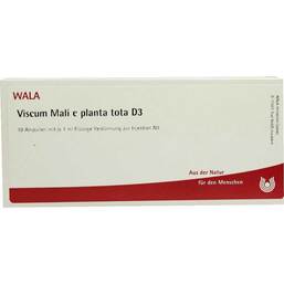 Abbildung: Viscum Mali e planta tota D 3 Ampullen 10X1 ml, Ampullen PZN 02830384