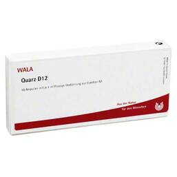 Abbildung: Quarz D 12 Ampullen Ampullen, 10X1 ml PZN 02830450