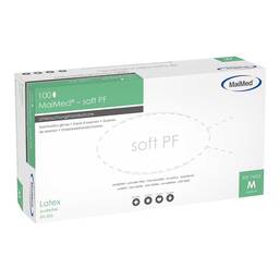 Abbildung: Maimed soft PF Handschuhe unsteril Größe M 100 St, Handschuhe PZN 02830668 
