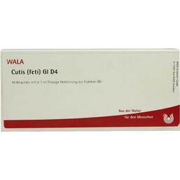Abbildung: Cutis Feti GL D 4 Ampullen Ampullen, 10X1 ml PZN 02830970