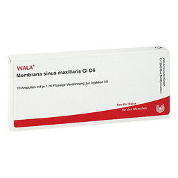 Abbildung: Membrana Sinus maxill GL D 6 Ampullen Ampullen, 10X1 ml PZN 02831946