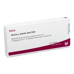 Abbildung: Arnica E Planta tota D 20 Ampullen Ampullen, 10X1 ml PZN 02832644