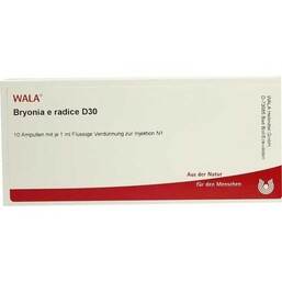 Abbildung: Bryonia e Radice D 30 Ampullen Ampullen, 10X1 ml PZN 02832704
