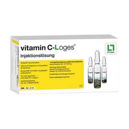 Abbildung: vitamin C-Loges® Injektionslösung Injektionslösung, 50X5 ml PZN 02841318
