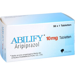 Abbildung: Abilify 10 mg Tabletten 98 St, Tabletten PZN 02842447