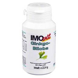 Abbildung: Imovit Gingko Biloba Kapseln Kapseln, 60 St PZN 02844334