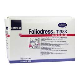 Abbildung: Foliodress mask Comfort anti fogging Typ2 OP-Masken 50 St PZN 02847249