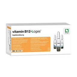 Abbildung: vitamin B12-Loges® Injektionslösung Ampullen, 50X2 ml PZN 02860623