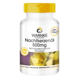 Abbildung: Nachtkerzenöl 500 mg Kapseln Kapseln, 250 St PZN 02861568