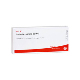 Abbildung: Lachesis E veneno GL D 12 Ampullen 10X1 ml, Ampullen PZN 02884799