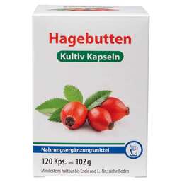 Abbildung: Hagebutten Kultiv Kapseln Kapseln, 120 St PZN 02885310