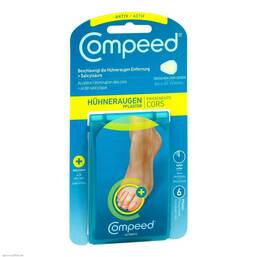 Abbildung: Compeed Hühneraugen Pflaster plus zwischen den Zehen Pflaster, 6 St PZN 02886350