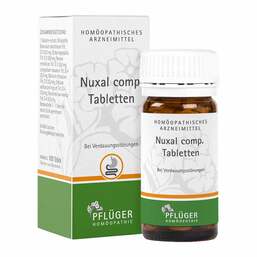 Abbildung: Nuxal comp. Tabletten Tabletten, 100 St PZN 02888254
