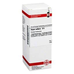 Abbildung: DHU Hepar sulfuris D 6 Dilution Dilution, 50 ml PZN 02888840