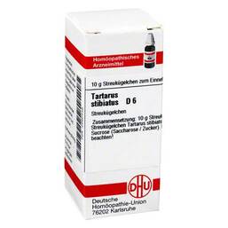 Abbildung: DHU Tartarus stibiatus D 6 Globuli Globuli, 10 g PZN 02890446