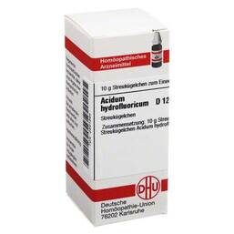 Abbildung: DHU Acidum hydrofluoricum D 12 G 10 g, Globuli PZN 02891894