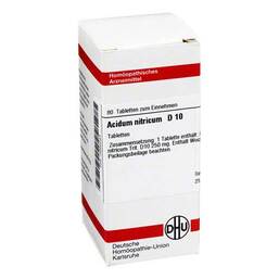 Abbildung: Acidum nitricum D 10 Tabletten Tabletten, 80 St PZN 02892043