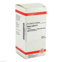 Abbildung: DHU Agnus castus D 2 Tabletten Tabletten, 200 St PZN 02892534