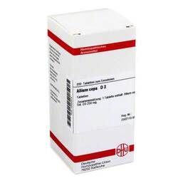 Abbildung: Allium cepa D 3 Tabletten Tabletten, 200 St PZN 02892675