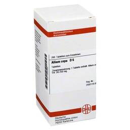 Abbildung: DHU Allium cepa D 6 Tabletten Tabletten, 200 St PZN 02892698