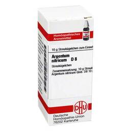 Abbildung: DHU Argentum nitricum D 8 Globuli Globuli, 10 g PZN 02893485