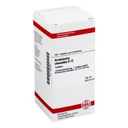 Abbildung: Aristolochia clematitis D 12 Tabletten Tabletten, 200 St PZN 02893580
